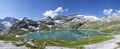 Weissee or White lake in the Hohe Tauern National Park in the summer. Alps. Carinthia. Austria Royalty Free Stock Photo